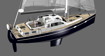 Libra 44 od Libra Yachts - nowe formy przy użyciu Rapid Tooling System